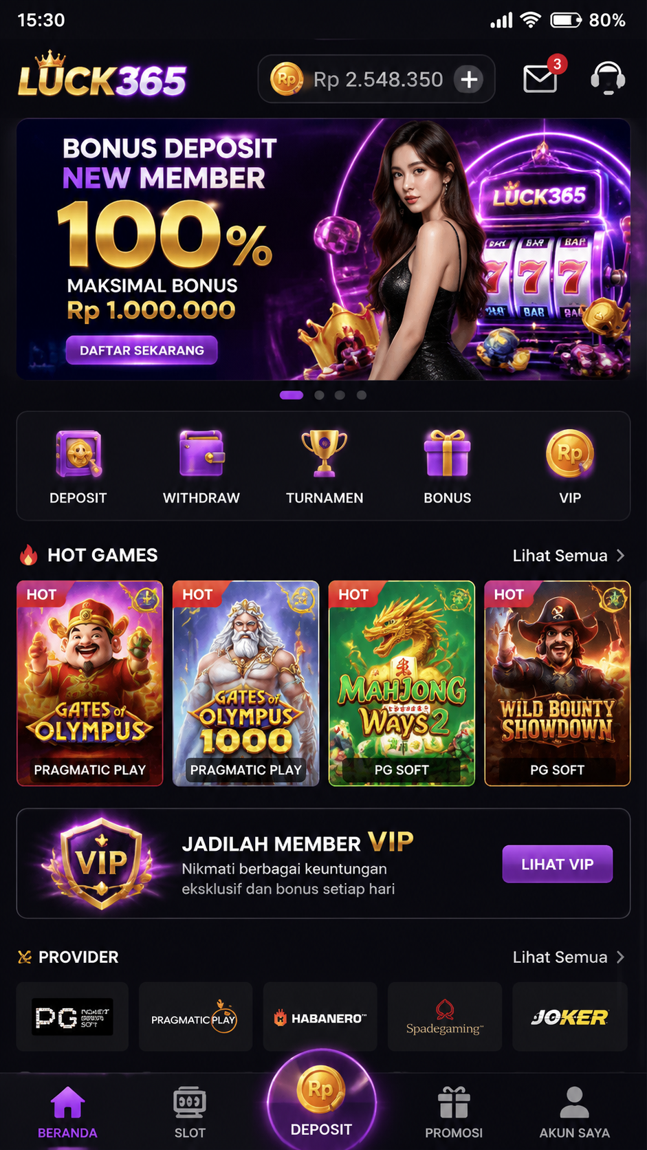Screenshot 3 luck365